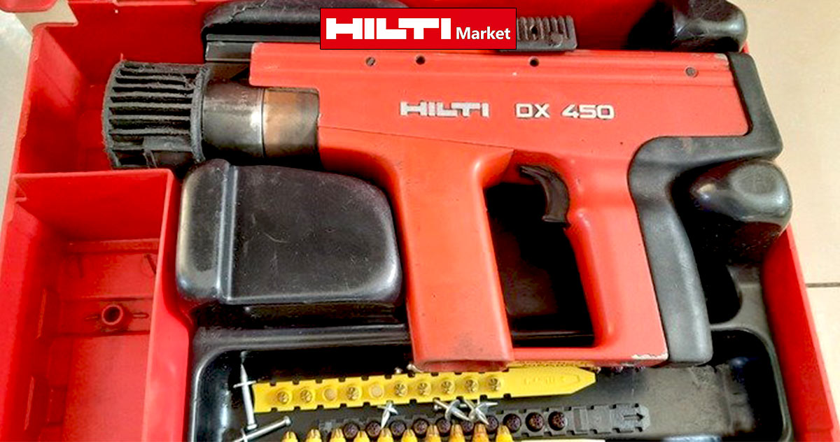 نمایندگی-تفنگ میخکوب چاشنی‌خور هیلتی HILTI DX 450