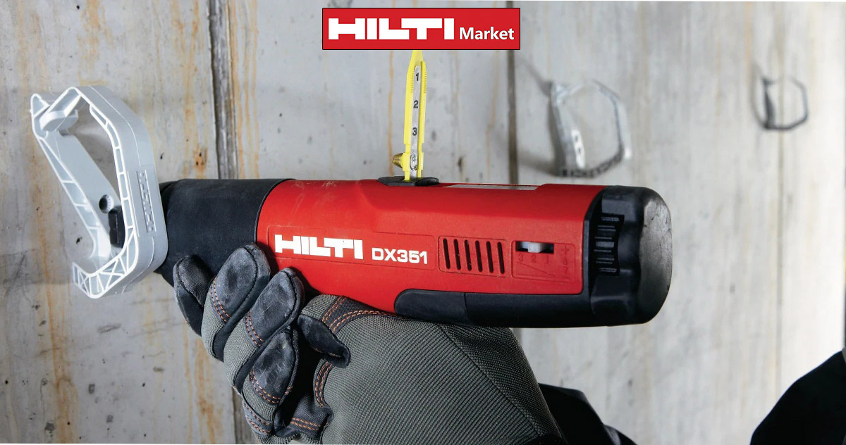 قیمت-تفنگ-میخکوب-چاشنی‌خور-هیلتی--HILTI-DX-351-M&E
