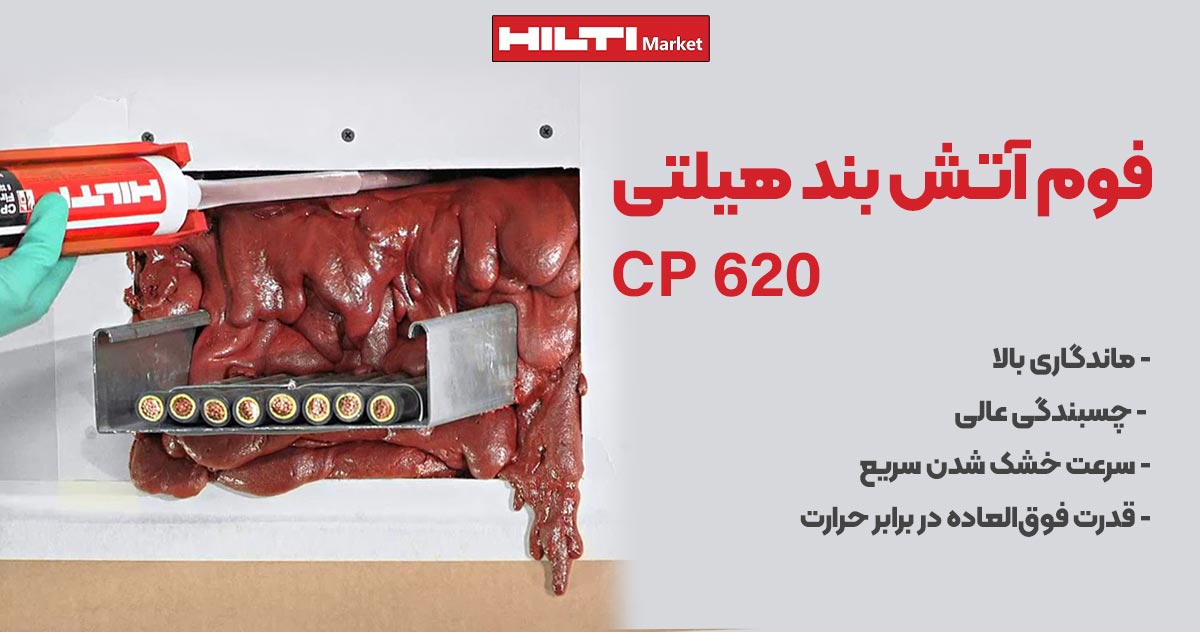 عکس خرید فوم آتش بند هیلتی HILTI CP 620